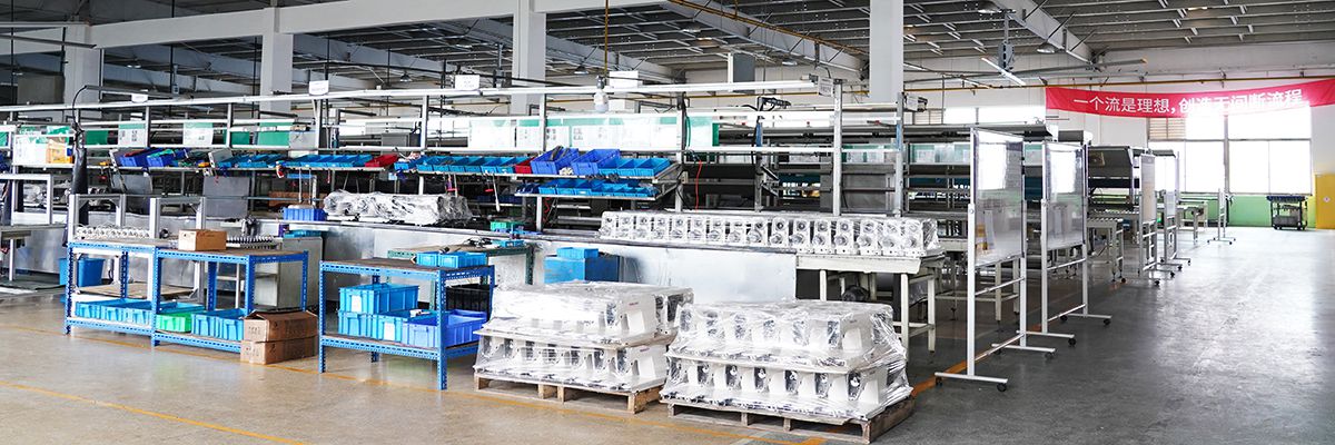Finished Product Assembly Line for Sewing Machines for Woven Materials