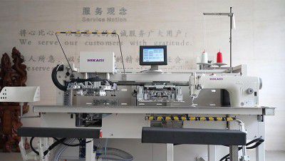 Automatic Pocket Setter for Knitted & Woven Fabrics