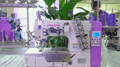 Interlock sewing machine, HW76V